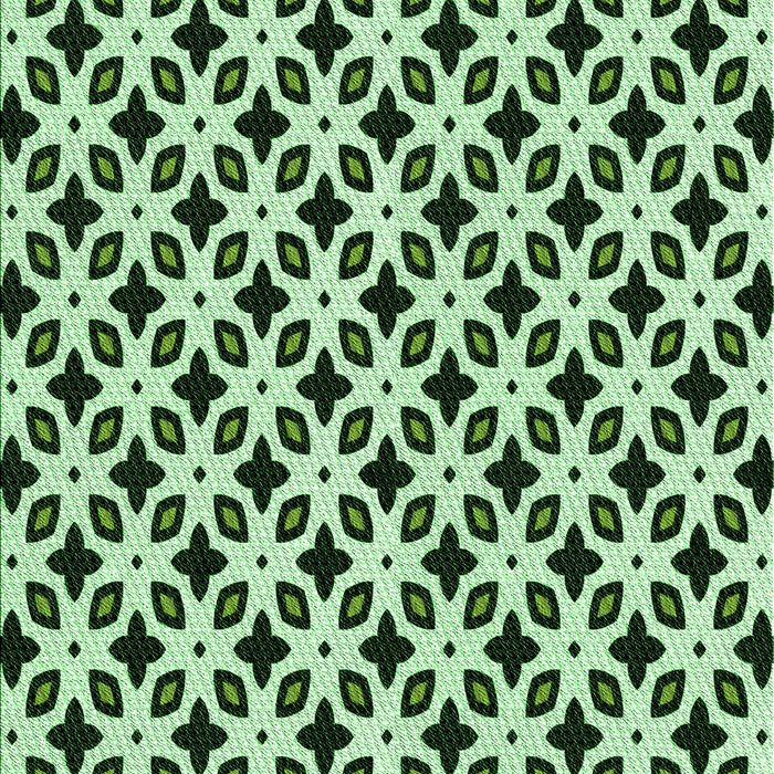Machine Washable Transitional Dark Forest Green Rug, wshpat2442grn