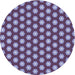 Square Patterned Purple Rug, pat2443blu