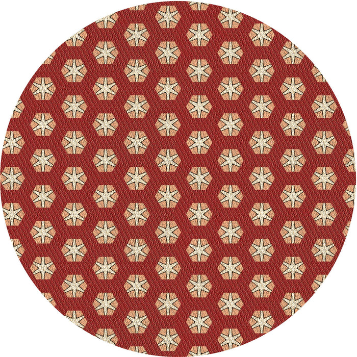 Square Machine Washable Transitional Sunrise Orange Rug in a Living Room, wshpat2443brn