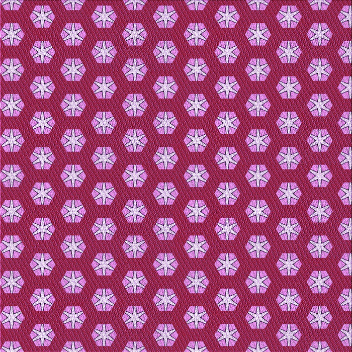 Round Machine Washable Transitional Orchid Purple Rug, wshpat2443pur