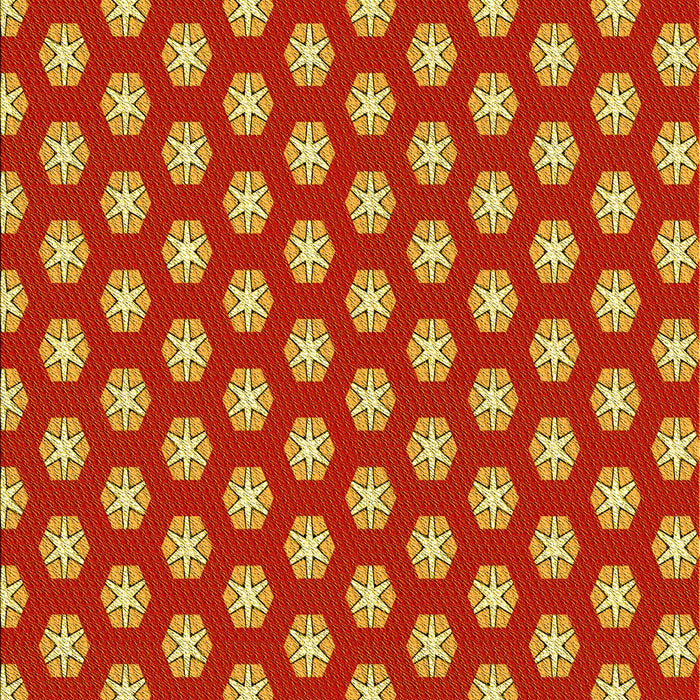 Patterned Orange Rug, pat2443yw