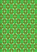 Machine Washable Transitional Neon Green Rug, wshpat2444grn