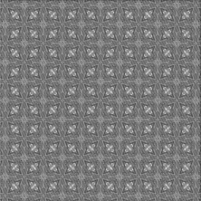 Round Patterned Carbon Gray Rug, pat2444gry