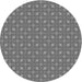 Square Patterned Carbon Gray Rug, pat2444gry