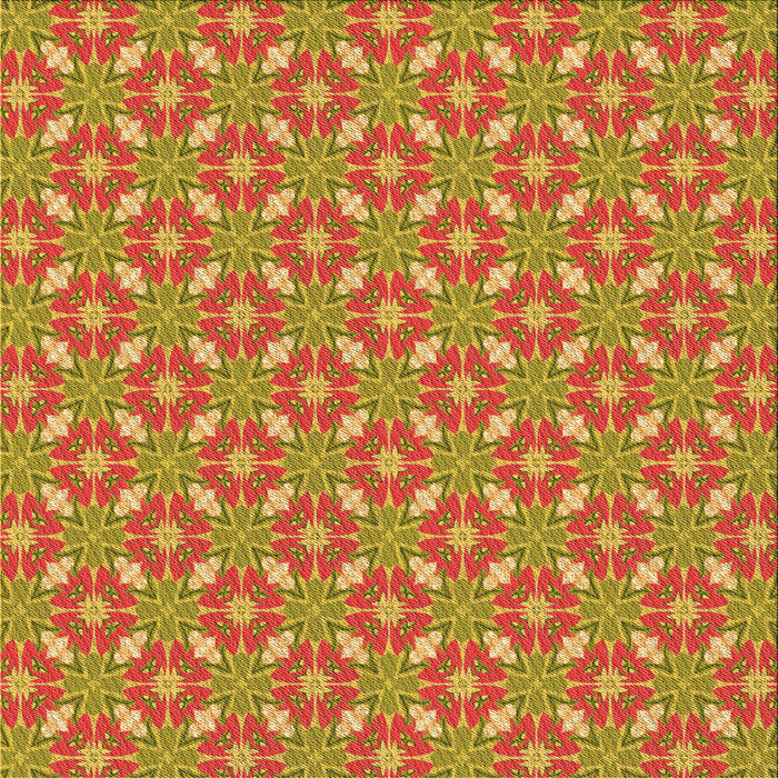 Round Patterned Yellow Rug, pat2444org