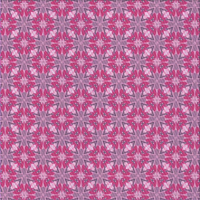 Round Patterned Pink Rug, pat2444pur