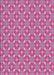 Machine Washable Transitional Pink Rug, wshpat2444pur