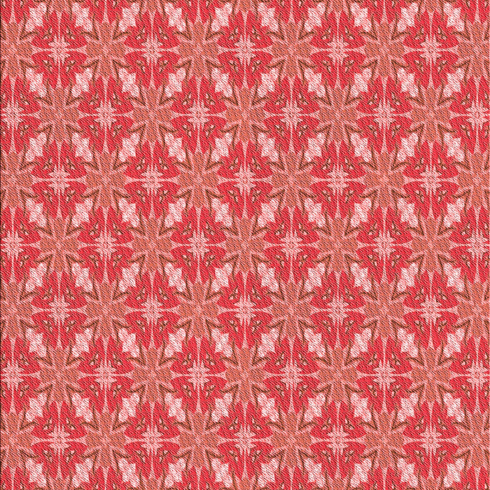 Patterned Red Rug, pat2444rd