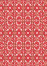 Machine Washable Transitional Red Rug, wshpat2444rd