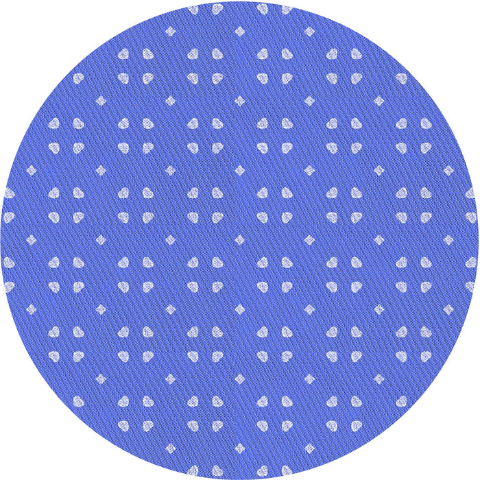 Square Machine Washable Transitional Sky Blue Rug in a Living Room, wshpat2445blu
