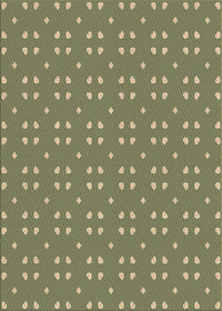 Machine Washable Transitional Fern Green Rug, wshpat2445brn