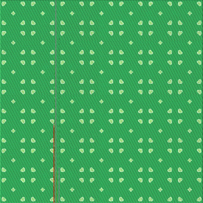 Round Patterned Neon Green Rug, pat2445grn