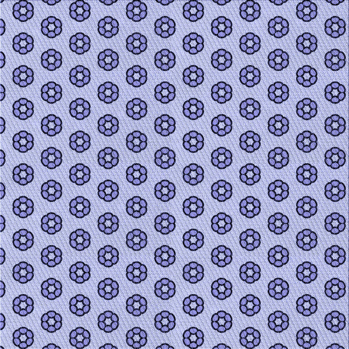 Round Machine Washable Transitional Deep Periwinkle Purple Rug, wshpat2446blu