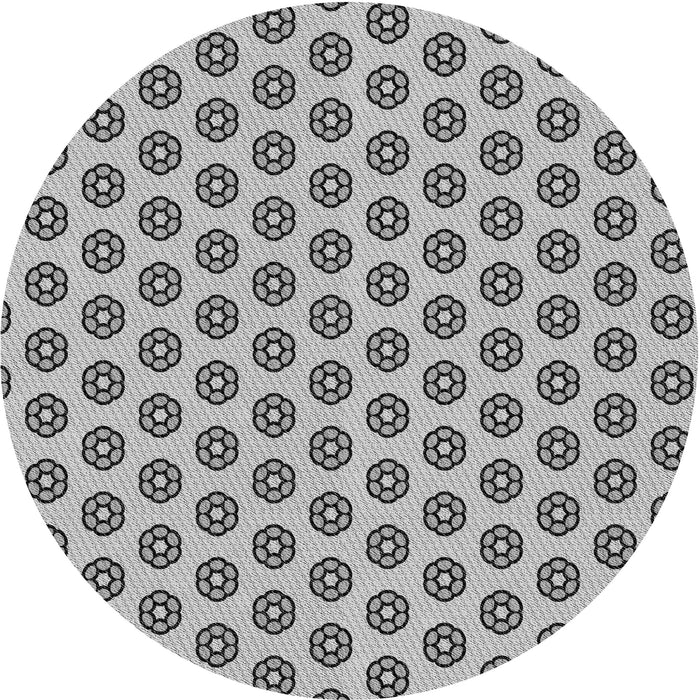 Square Machine Washable Transitional Platinum Silver Gray Rug in a Living Room, wshpat2446gry