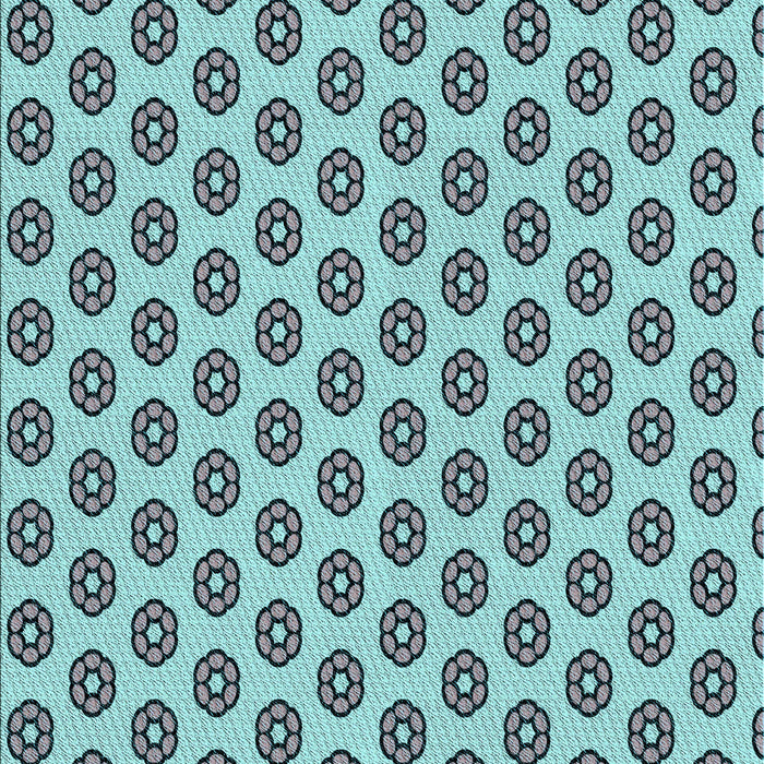 Patterned Green Rug, pat2446lblu