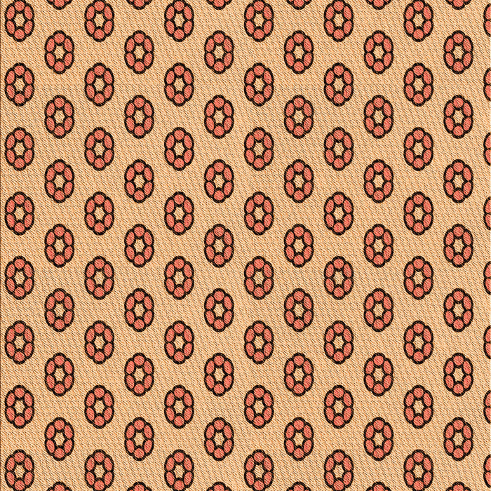 Machine Washable Transitional Yellow Orange Rug, wshpat2446org