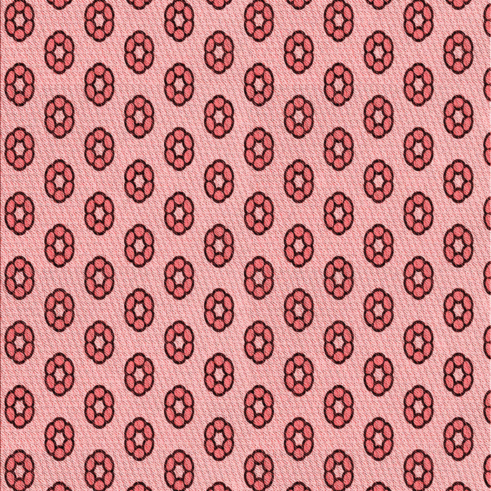Patterned Pastel Pink Rug, pat2446rd