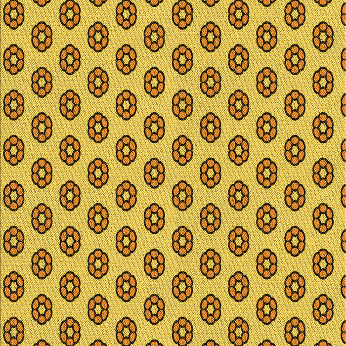 Patterned Dark Bisque Brown Rug, pat2446yw