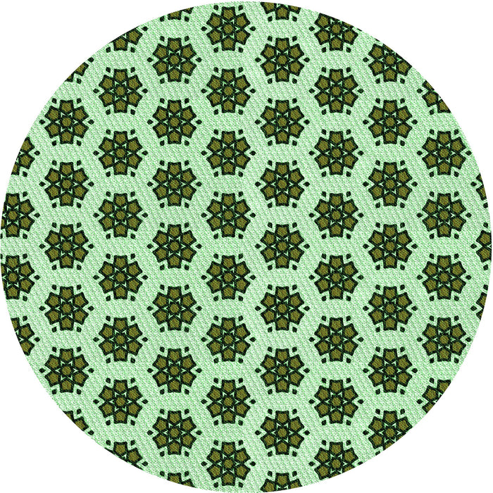 Machine Washable Transitional Pale Green Rug in a Kitchen, wshpat2447grn