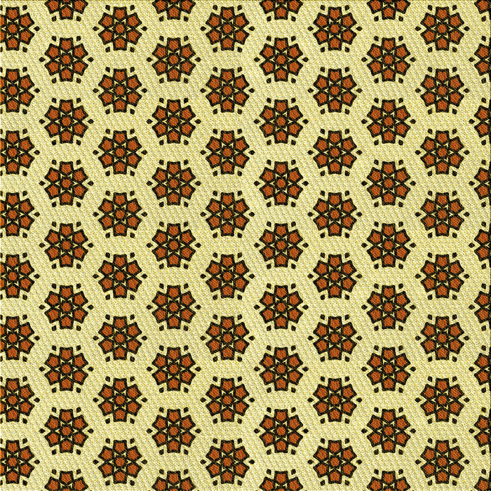 Round Patterned Dark Bronze Brown Rug, pat2447yw