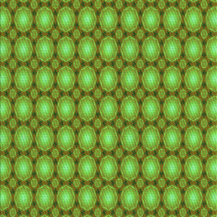 Patterned Green Rug, pat2448grn