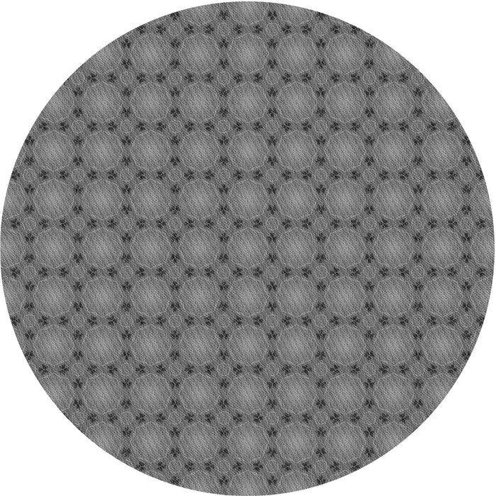 Square Patterned Gray Rug, pat2448gry