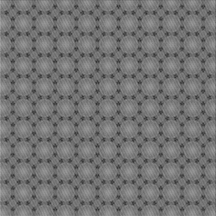 Round Patterned Gray Rug, pat2448gry