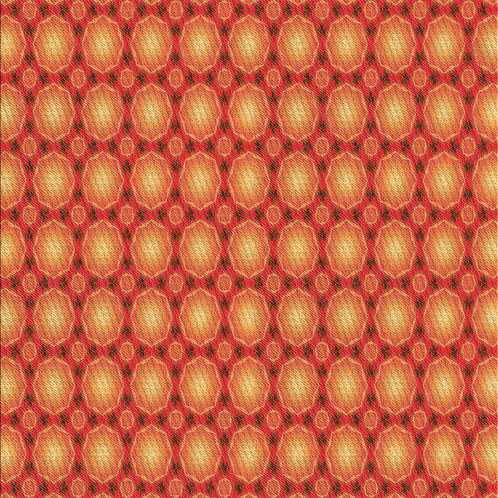Patterned Orange Rug, pat2448org