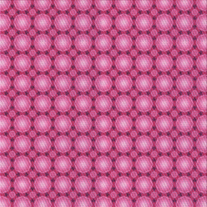 Round Machine Washable Transitional Raspberry Red Rug, wshpat2448pur