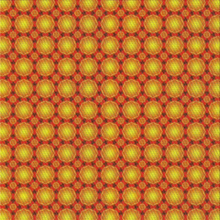 Square Patterned Red Novelty Rug, pat2448