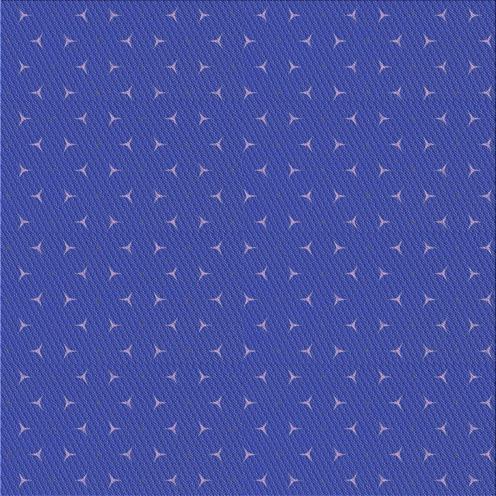 Round Patterned Blue Rug, pat2449blu