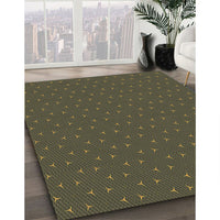 Patterned Milk Chocolate Brown Rug, pat2449brn