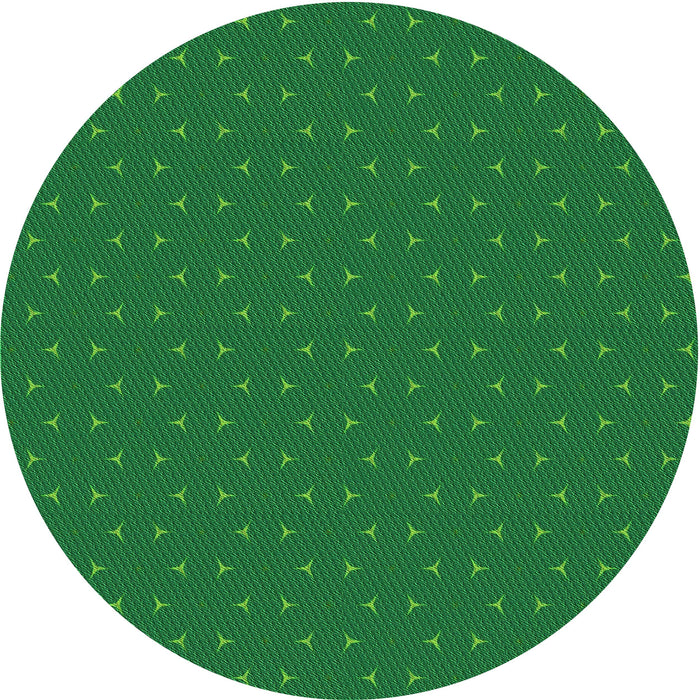 Square Machine Washable Transitional Green Rug in a Living Room, wshpat2449grn