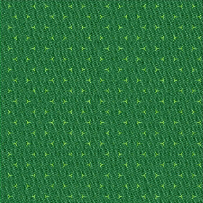 Round Patterned Green Rug, pat2449grn