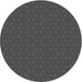 Square Machine Washable Transitional Dark Gray Black Rug in a Living Room, wshpat2449gry