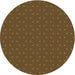 Square Patterned Dark Bisque Brown Rug, pat2449org