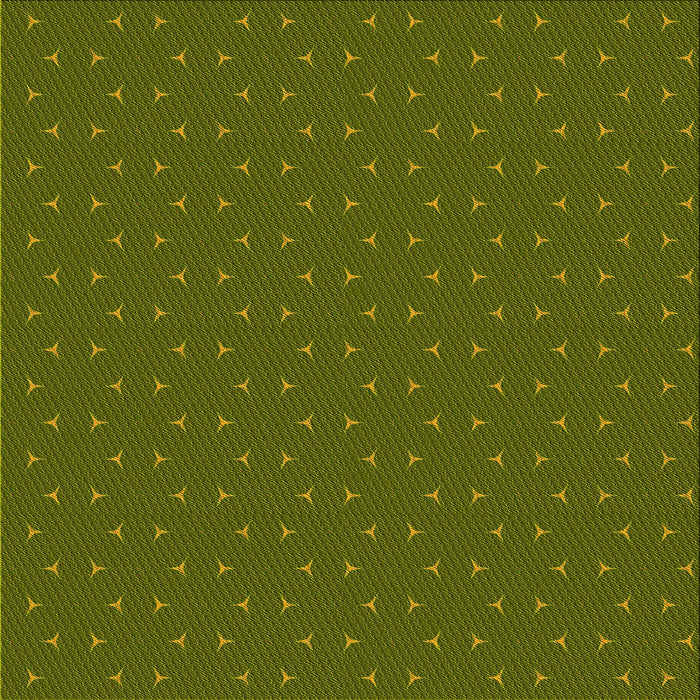 Round Patterned Olive Green Rug, pat2449yw