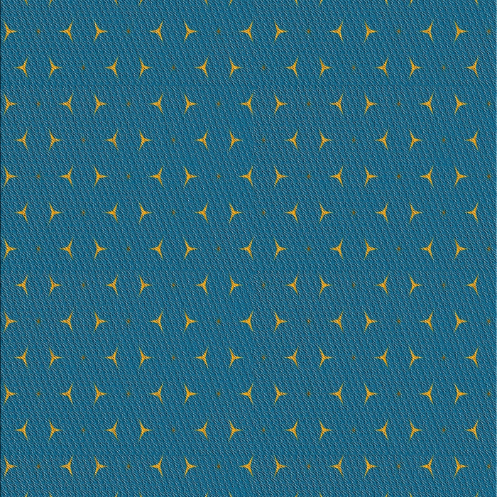 Patterned Blue Novelty Rug, pat2449