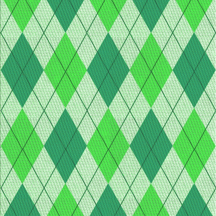 Machine Washable Transitional Green Rug, wshpat245grn