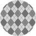 Square Patterned Silver Gray Rug, pat245gry