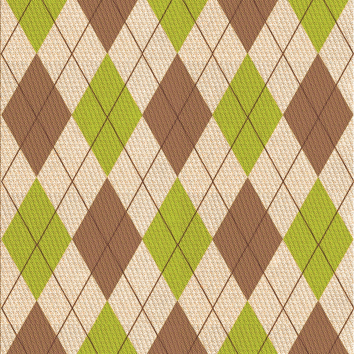 Patterned Brown Gold Rug, pat245org