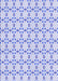 Patterned Lavender Blue Rug, pat2450blu