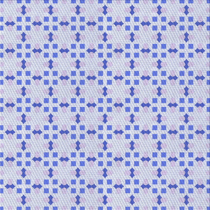 Round Patterned Lavender Blue Rug, pat2450blu