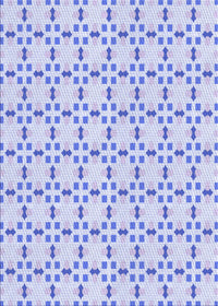 Machine Washable Transitional Lavender Blue Rug, wshpat2450blu