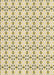 Machine Washable Transitional Khaki Gold Rug, wshpat2450brn