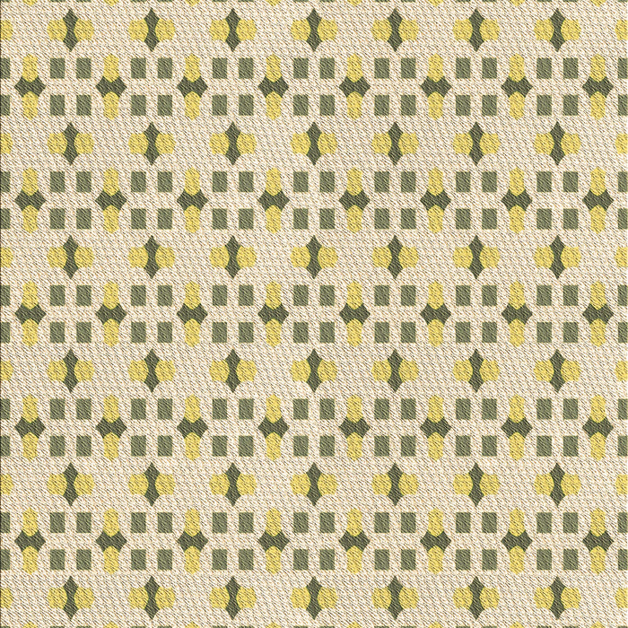 Patterned Khaki Gold Rug, pat2450brn