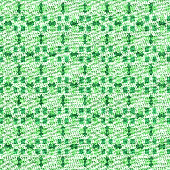 Patterned Green Rug, pat2450grn