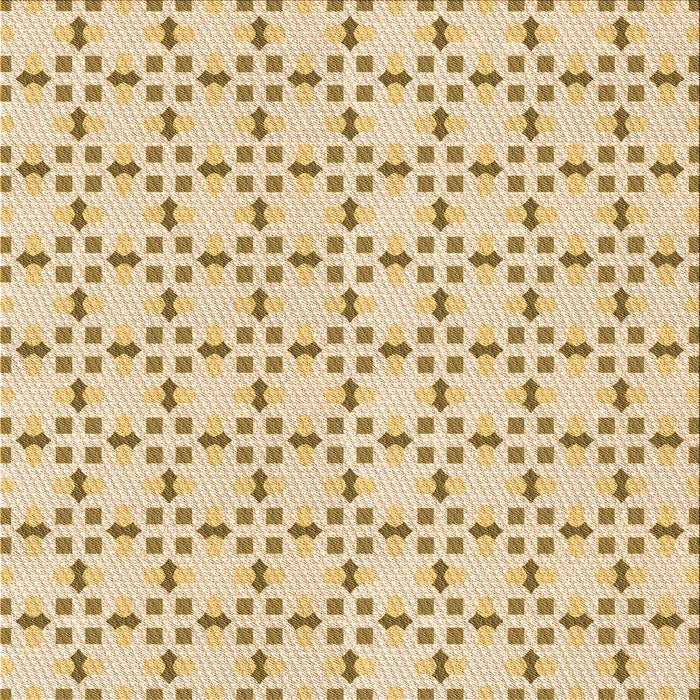 Round Machine Washable Transitional Khaki Gold Rug, wshpat2450org