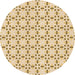 Square Machine Washable Transitional Khaki Gold Rug in a Living Room, wshpat2450org