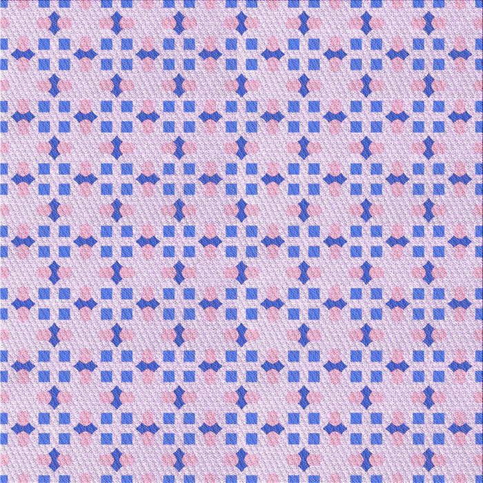 Round Machine Washable Transitional Purple Rug, wshpat2450pur